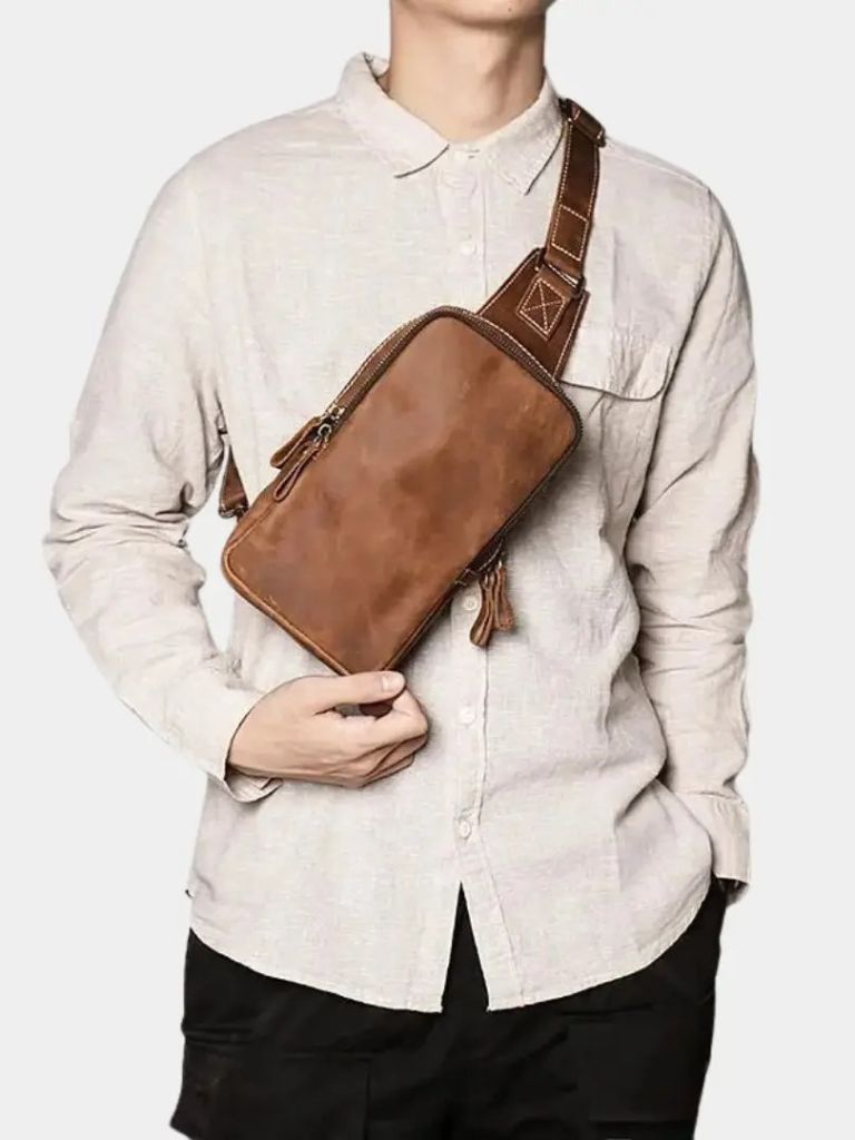Palm Beach Boutique Vanguard Leather Bag