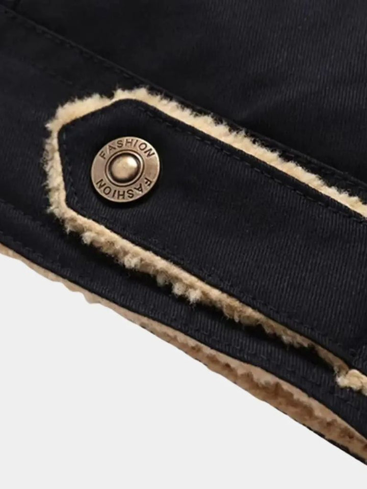 Retro Fleece Bomber Jacket - Palm Beach Boutique