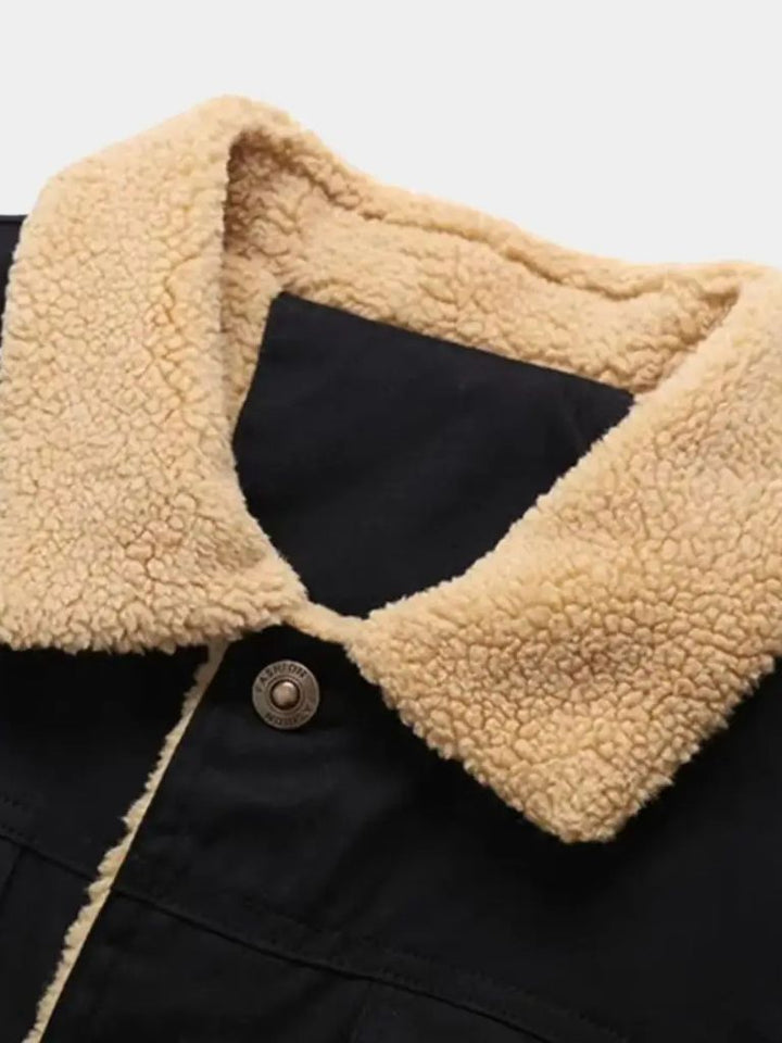 Retro Fleece Bomber Jacket - Palm Beach Boutique