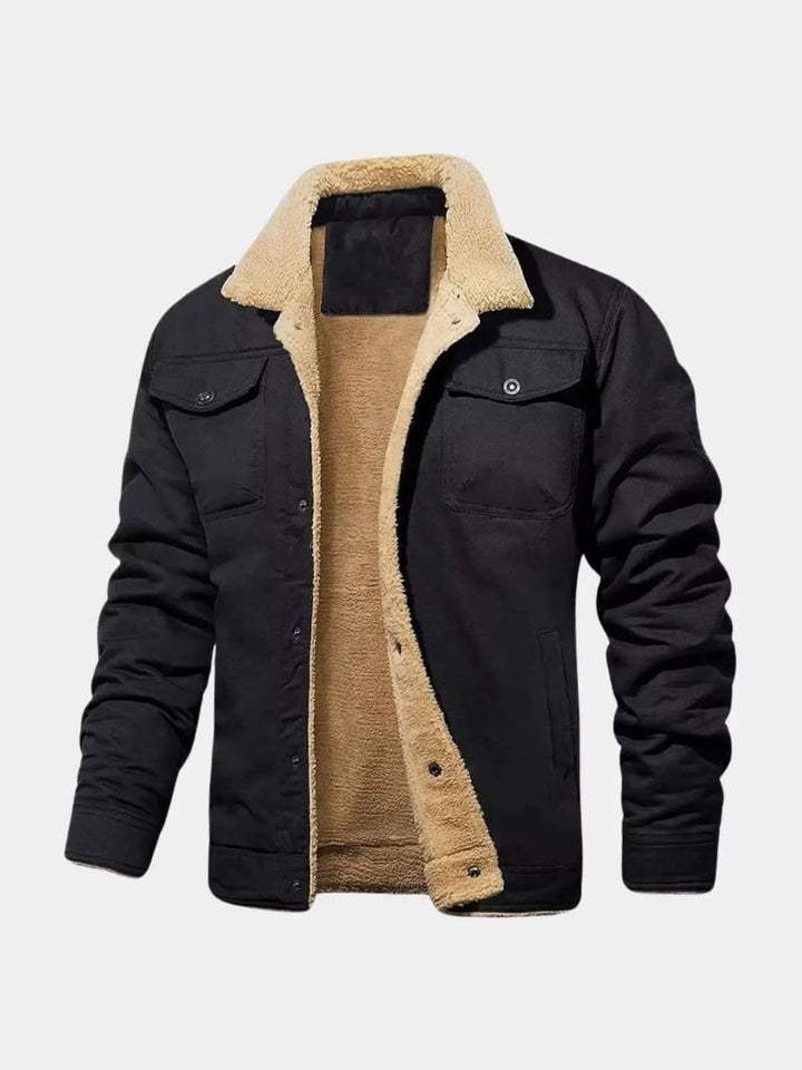 Retro Fleece Bomber Jacket - Palm Beach Boutique