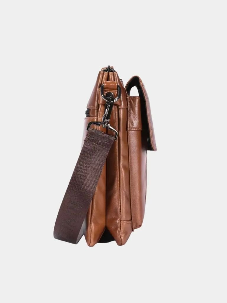 Palm Beach Boutique Classic Leather Shoulder Bag