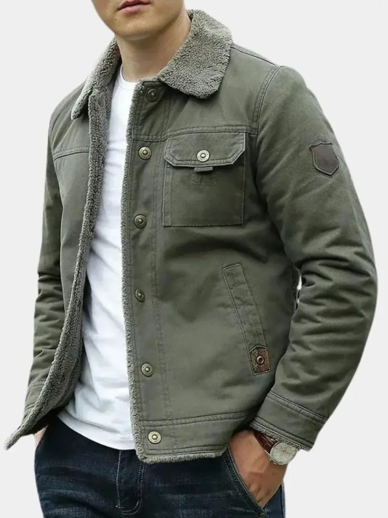 Retro Military Aviator Jacket - Palm Beach Boutique